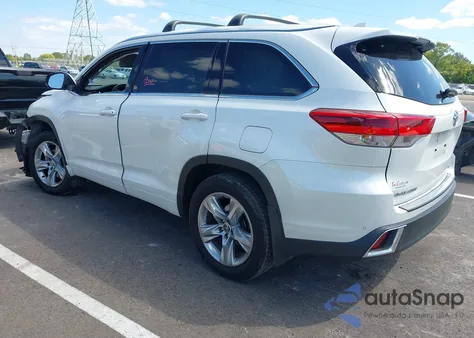 2019 Toyota Highlander Limited from USA, damaged, VIN 5TDDZRFH6KS744128